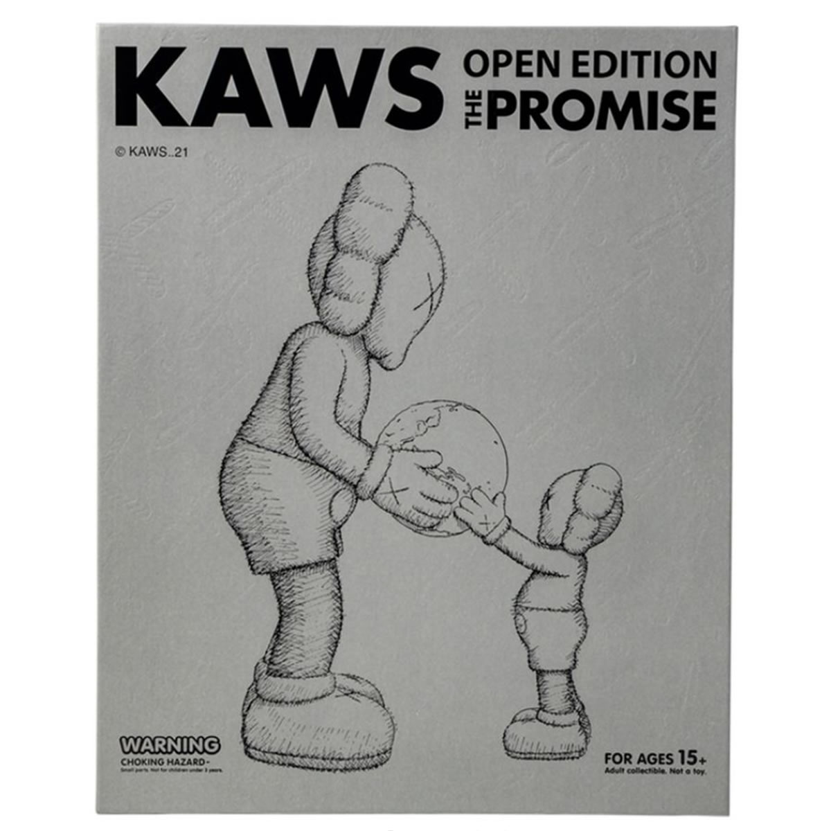 Kaws The Promise Grey Figure (3) - newkick.cc